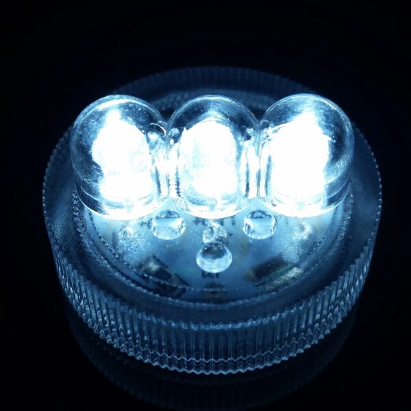 SUBMERSIBLE LED - 3 BULBS - CLEAR WHITE