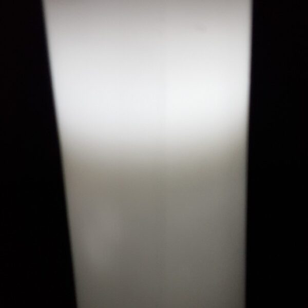 LED WAX PILLAR CANDLE - WHITE FLICKER - 15