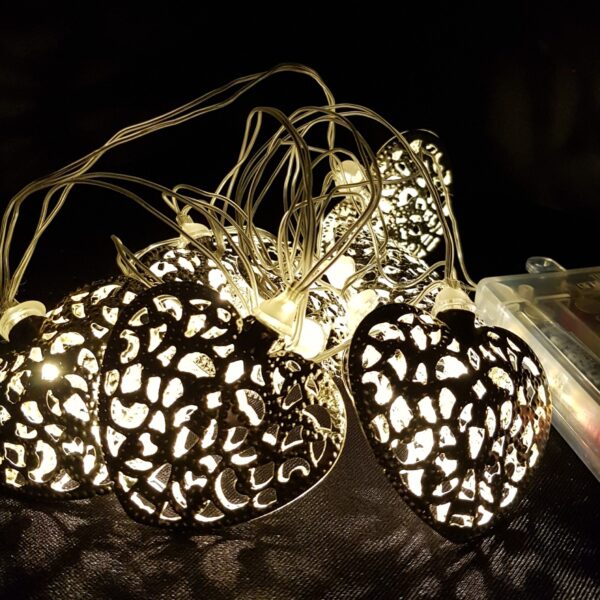 LED HEART STRING FAIRY LIGHTS