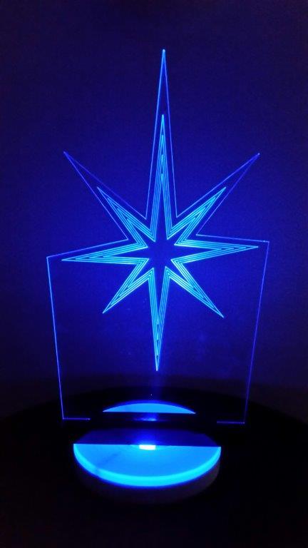 Lighted Acrylic Shapes - Image 9