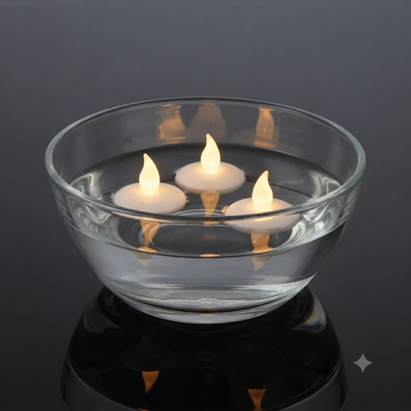 FLOATING TEA LIGHT CANDLES